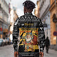 Egypt Christmas Long Sleeve Button Shirt Pharaoh Santa Pyramids Eye of Horus and Ancient Egyptian - African Pride