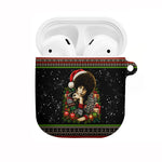 Angela Davis Merry Christmas AirPods Case Ugly Christmas Pattern Civil Rights Black History