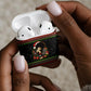 Angela Davis Merry Christmas AirPods Case Ugly Christmas Pattern Civil Rights Black History