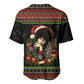Angela Davis Merry Christmas Baseball Jersey Ugly Christmas Pattern Civil Rights Black History