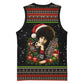 Angela Davis Merry Christmas Basketball Jersey Ugly Christmas Pattern Civil Rights Black History