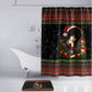 Angela Davis Merry Christmas Bathroom Set Ugly Christmas Pattern Civil Rights Black History