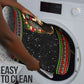 Angela Davis Merry Christmas Bathroom Set Ugly Christmas Pattern Civil Rights Black History
