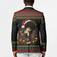 Angela Davis Merry Christmas Blazer Ugly Christmas Pattern Civil Rights Black History