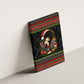 Angela Davis Merry Christmas Canvas Wall Art Ugly Christmas Pattern Civil Rights Black History