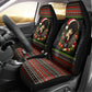 Angela Davis Merry Christmas Car Seat Cover Ugly Christmas Pattern Civil Rights Black History