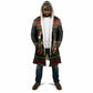 Angela Davis Merry Christmas Cloak Ugly Christmas Pattern Civil Rights Black History