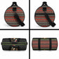 Angela Davis Merry Christmas Duffle Bag Ugly Christmas Pattern Civil Rights Black History