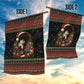 Angela Davis Merry Christmas Garden Flag Ugly Christmas Pattern Civil Rights Black History