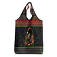 Angela Davis Merry Christmas Grocery Bag Ugly Christmas Pattern Civil Rights Black History