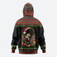 Angela Davis Merry Christmas Hoodie Ugly Christmas Pattern Civil Rights Black History