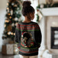 Angela Davis Merry Christmas Kid Ugly Christmas Sweater Ugly Christmas Pattern Civil Rights Black History