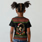 Angela Davis Merry Christmas Kid T shirt Ugly Christmas Pattern Civil Rights Black History