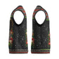 Angela Davis Merry Christmas Knitted V-Neck Vest Ugly Christmas Pattern Civil Rights Black History