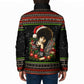 Angela Davis Merry Christmas Padded Jacket Ugly Christmas Pattern Civil Rights Black History