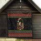 Angela Davis Merry Christmas Quilt Ugly Christmas Pattern Civil Rights Black History