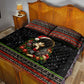 Angela Davis Merry Christmas Quilt Bed Set Ugly Christmas Pattern Civil Rights Black History