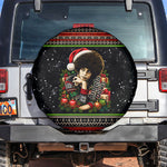 Angela Davis Merry Christmas Spare Tire Cover Ugly Christmas Pattern Civil Rights Black History