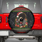 Angela Davis Merry Christmas Spare Tire Cover Ugly Christmas Pattern Civil Rights Black History