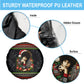 Angela Davis Merry Christmas Spare Tire Cover Ugly Christmas Pattern Civil Rights Black History
