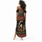 Angela Davis Merry Christmas Summer Maxi Dress Ugly Christmas Pattern Civil Rights Black History