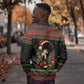Angela Davis Merry Christmas Sweatshirt Ugly Christmas Pattern Civil Rights Black History