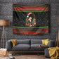 Angela Davis Merry Christmas Tapestry Ugly Christmas Pattern Civil Rights Black History