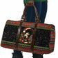 Angela Davis Merry Christmas Travel Bag Ugly Christmas Pattern Civil Rights Black History