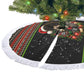 Angela Davis Merry Christmas Tree Skirt Ugly Christmas Pattern Civil Rights Black History