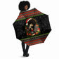 Angela Davis Merry Christmas Umbrella Ugly Christmas Pattern Civil Rights Black History