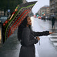 Angela Davis Merry Christmas Umbrella Ugly Christmas Pattern Civil Rights Black History