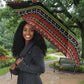 Angela Davis Merry Christmas Umbrella Ugly Christmas Pattern Civil Rights Black History