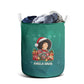 Angela Davis Civil Rights Black History Laundry Basket Ugly Christmas Pattern African American Heritage
