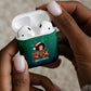 Angela Davis Civil Rights Black History AirPods Case Ugly Christmas Pattern African American Heritage