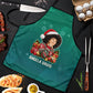 Angela Davis Civil Rights Black History Apron Ugly Christmas Pattern African American Heritage