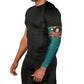 Angela Davis Civil Rights Black History Arm Sleeves Ugly Christmas Pattern African American Heritage