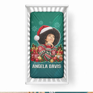 Angela Davis Civil Rights Black History Baby Bed Cover Ugly Christmas Pattern African American Heritage