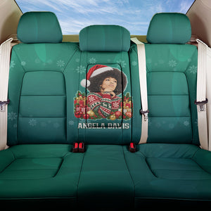 Angela Davis Civil Rights Black History Back Car Seat Cover Ugly Christmas Pattern African American Heritage