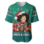Angela Davis Civil Rights Black History Baseball Jersey Ugly Christmas Pattern African American Heritage