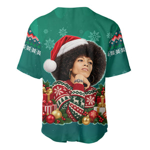 Angela Davis Civil Rights Black History Baseball Jersey Ugly Christmas Pattern African American Heritage