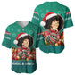 Angela Davis Civil Rights Black History Baseball Jersey Ugly Christmas Pattern African American Heritage