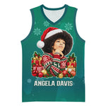 Angela Davis Civil Rights Black History Basketball Jersey Ugly Christmas Pattern African American Heritage