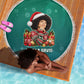 Angela Davis Civil Rights Black History Beach Blanket Ugly Christmas Pattern African American Heritage