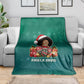 Angela Davis Civil Rights Black History Blanket Ugly Christmas Pattern African American Heritage