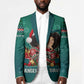 Angela Davis Civil Rights Black History Blazer Ugly Christmas Pattern African American Heritage