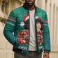 Angela Davis Civil Rights Black History Bomber Puffer Jacket Ugly Christmas Pattern African American Heritage