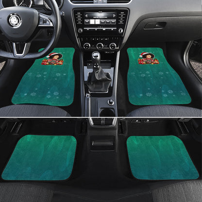 Angela Davis Civil Rights Black History Car Mats Ugly Christmas Pattern African American Heritage