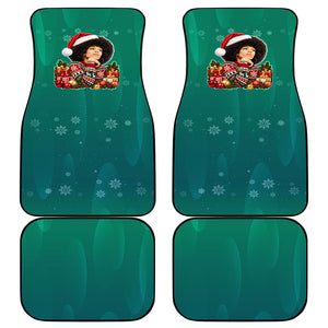 Angela Davis Civil Rights Black History Car Mats Ugly Christmas Pattern African American Heritage