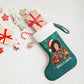 Angela Davis Civil Rights Black History Christmas Stocking Ugly Christmas Pattern African American Heritage