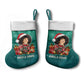 Angela Davis Civil Rights Black History Christmas Stocking Ugly Christmas Pattern African American Heritage